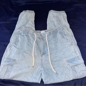 Forever 21 Denim Cargo Pants
